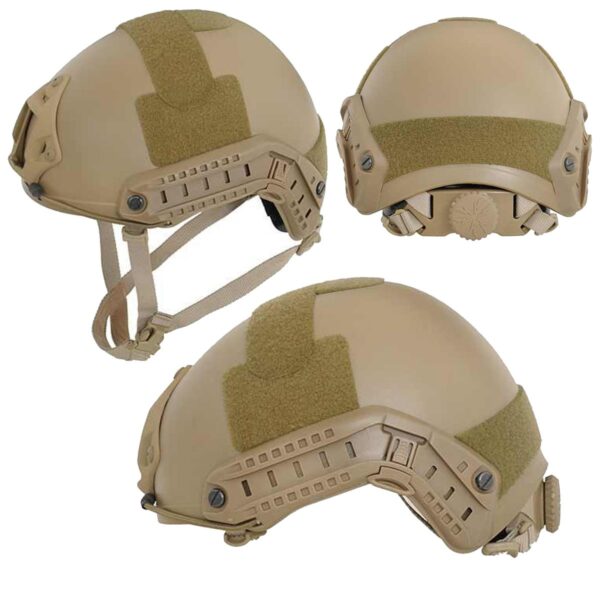NIJ seviye IIIA  9 mm FMJ , 44 Magnum Balistik Mukavemet Kask