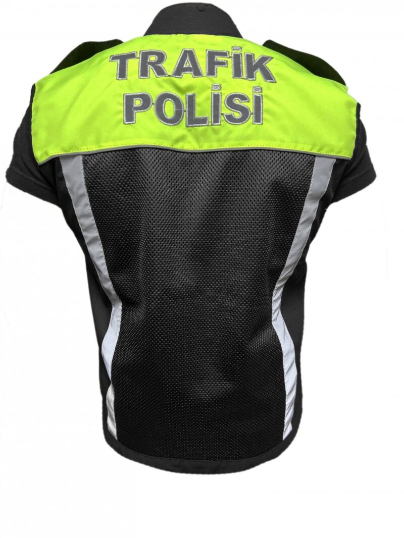 Çok Cepli Reflektörlü Trafik Polisi Yeleği - Image 2