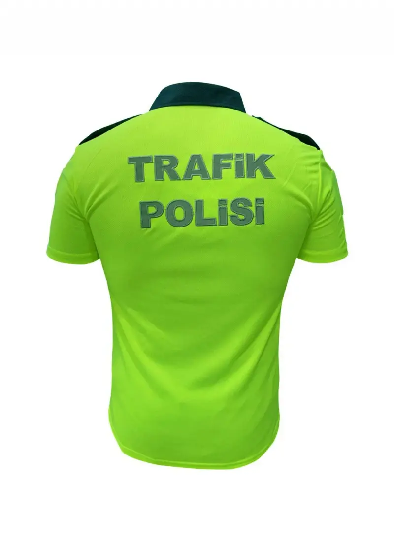 Kısa Kol Trafik Polis Tişörtü - Image 3