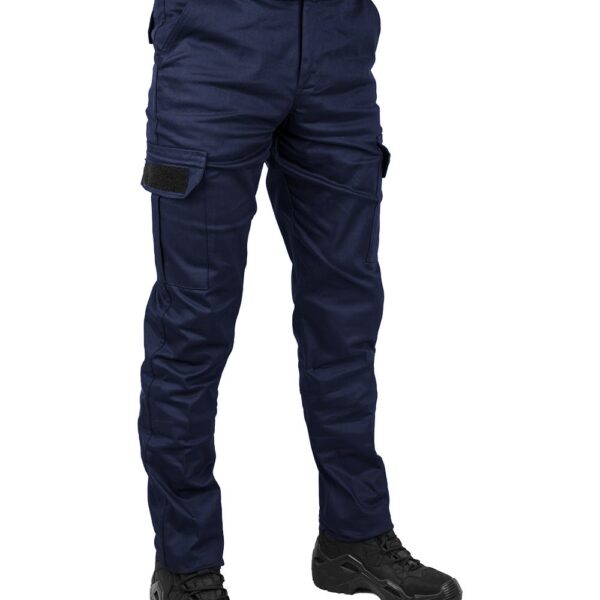 Lacivert Likralı Outdoor Gabardin Kargo Pantolon