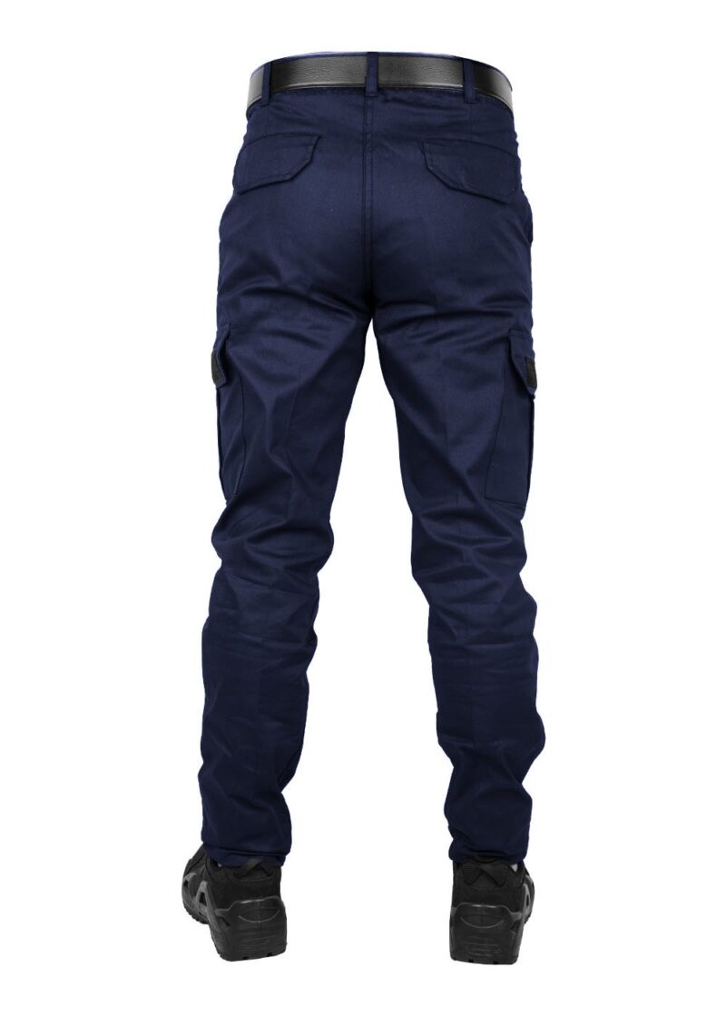 Lacivert Likralı Outdoor Gabardin Kargo Pantolon - Image 3