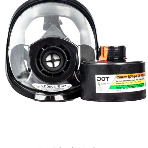 Mag-4 Tam Yüz Maske Ve Dot Pro 320 Gaz Filtresi