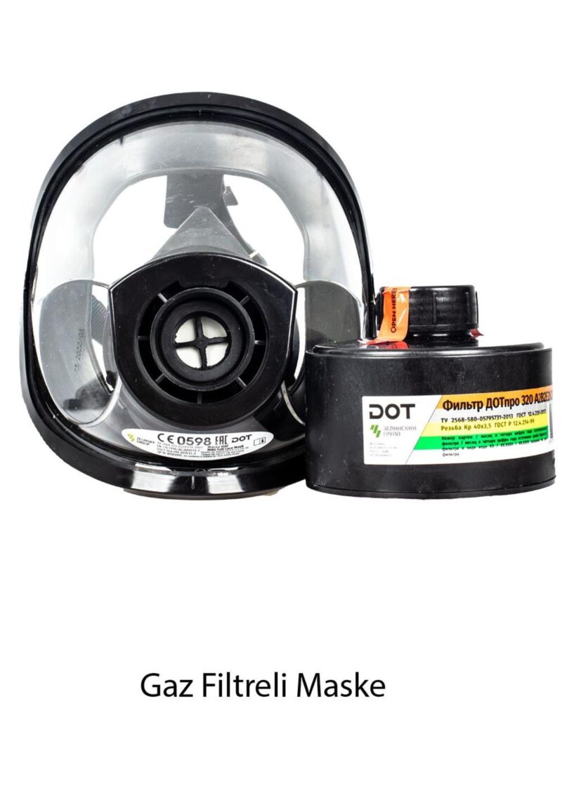 Mag-4 Tam Yüz Maske Ve Dot Pro 320 Gaz Filtresi