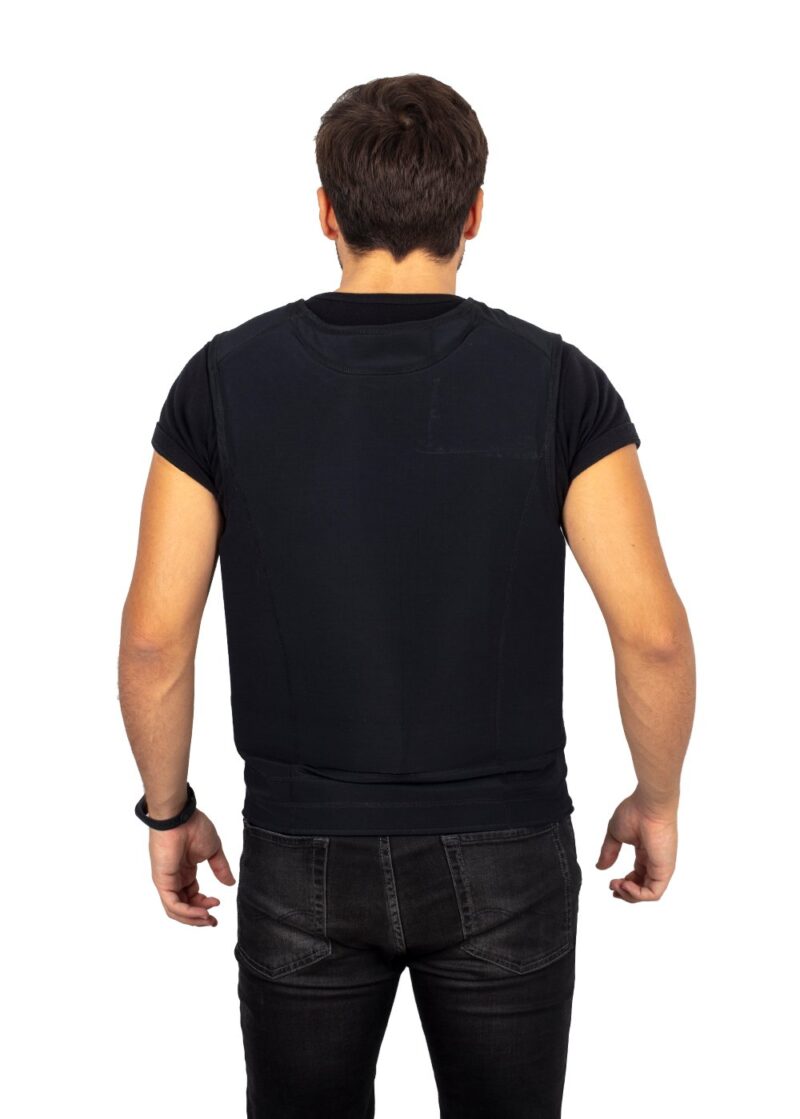 Safari Nano Balistik Bıçak Ve Kurşun Geçirmez Gizli İç Yelek Siyah - Image 4