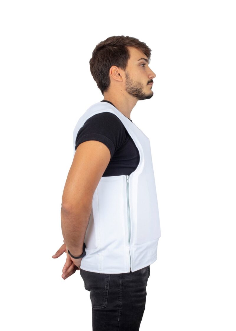 Safari Nano Balistik Kurşun Ve Bıçak Geçirmez Gizli İç Yelek Beyaz - Image 2