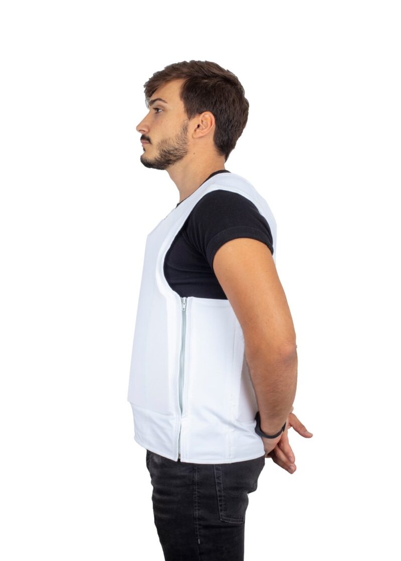 Safari Nano Balistik Kurşun Ve Bıçak Geçirmez Gizli İç Yelek Beyaz - Image 3