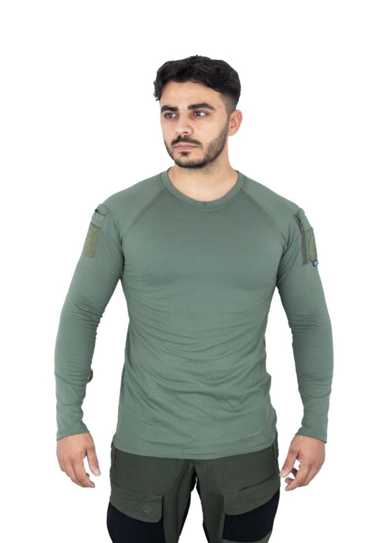 Tactical Combat Haki Uzun Kol Tişört