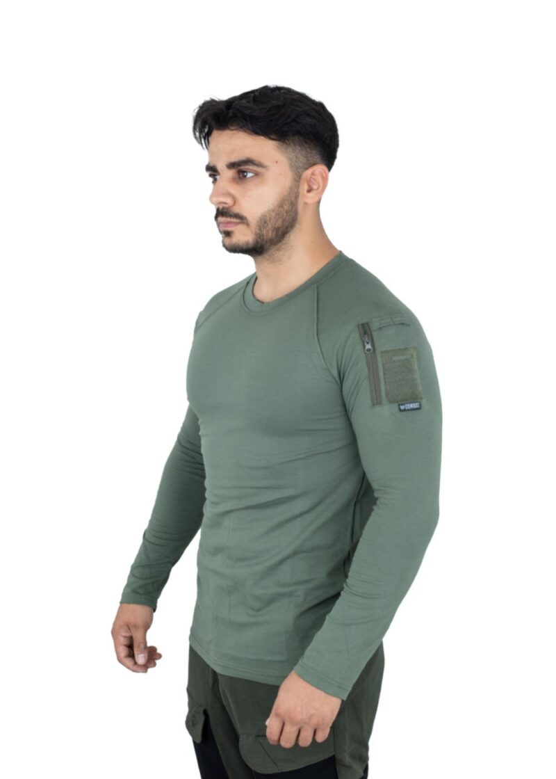 Tactical Combat Haki Uzun Kol Tişört - Image 4