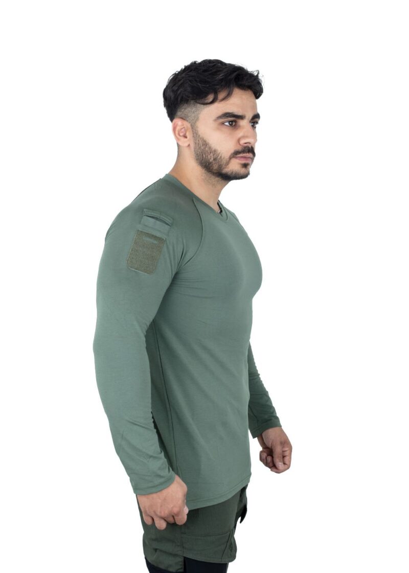 Tactical Combat Haki Uzun Kol Tişört - Image 3