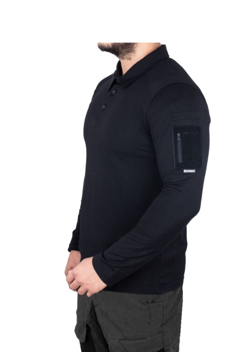 Tactical Combat Siyah Uzun Kol Tişört - Image 3