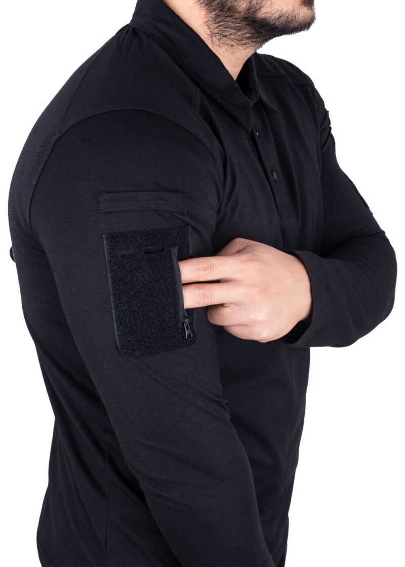 Tactical Combat Siyah Uzun Kol Tişört - Image 5