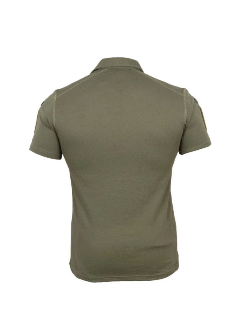 Taktikal Haki Polo Yaka Mil-le Tişört - Image 4