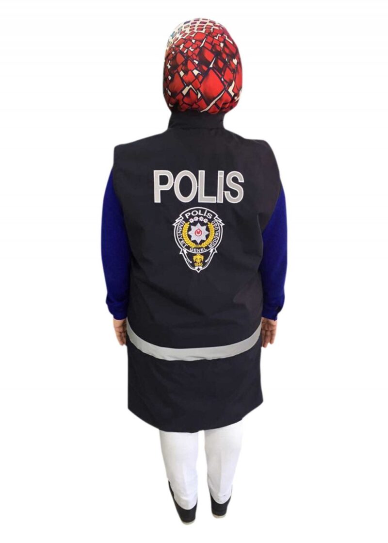 Uzun Boy Sivil Kadın Polis Yeleği - Image 3