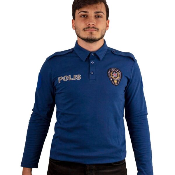 Yeni Uzun Kollu Lacost Polis Tişörtü