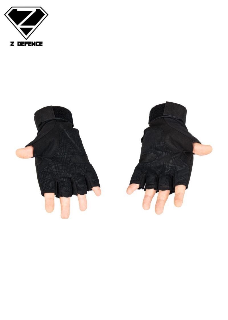 Z Defence Half Finger Siyah Eldiven - Image 3